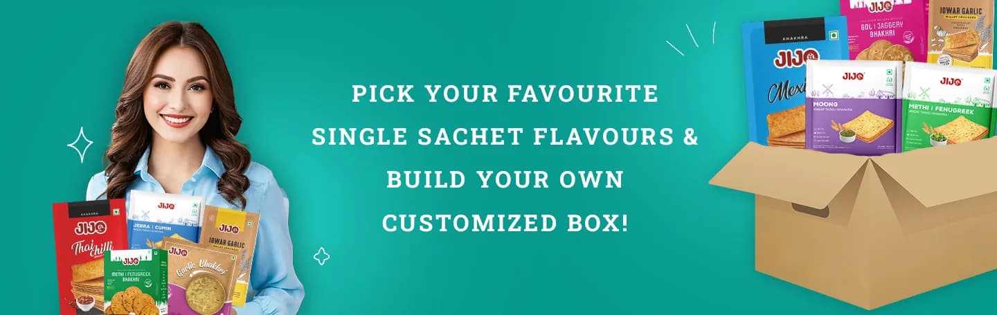 Pick your favourite single sachet flavours and build your own customized box